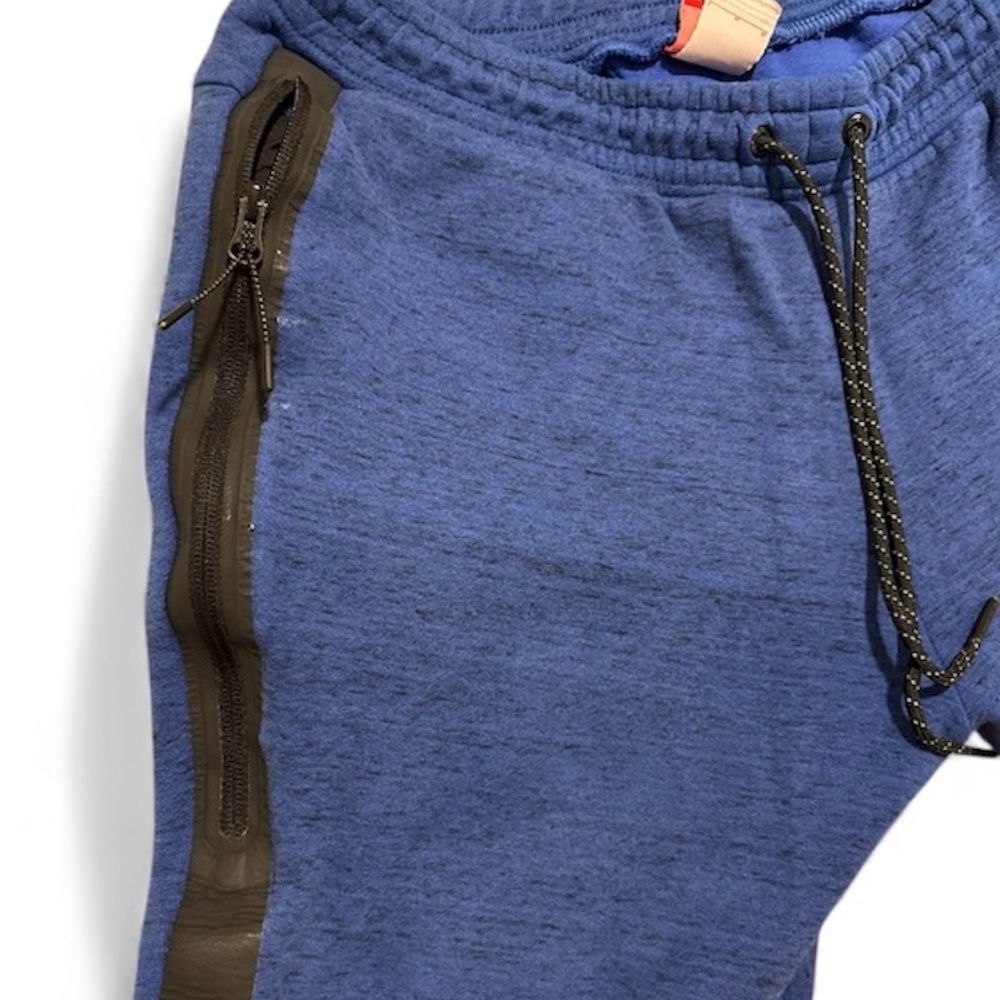 Nike Tech Fleece Joggers Pants Blue Black Mens Size L 836416-010 - Picture 4 of 6